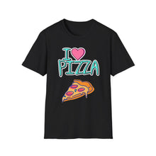 Load image into Gallery viewer, I Love Pizza T-Shirt | Fun Foodie Apparel for Pizza Lovers
