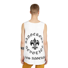 Load image into Gallery viewer, dangerousdevotion LA, White Tank top (Logo)
